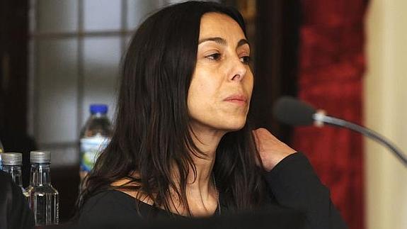 Raquel Gago en la Audiencia Provincial de León.