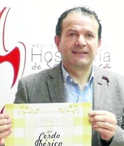 Alain Saldaña, presidente de los hosteleros. 