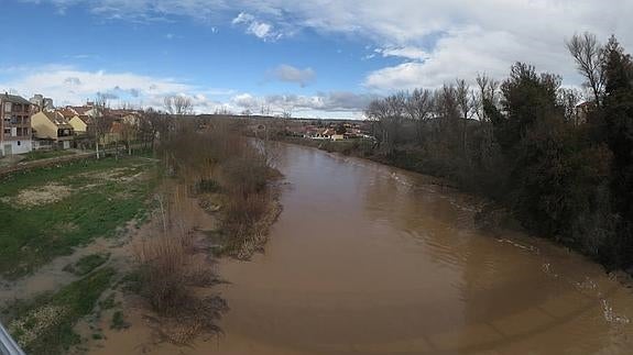 Crecida del río Duero en Tudela.