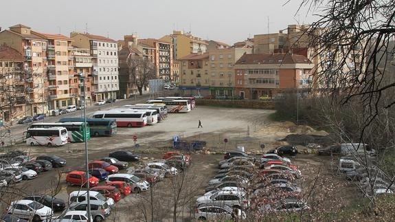 Zona donde estaban proyectadas las viviendas. 