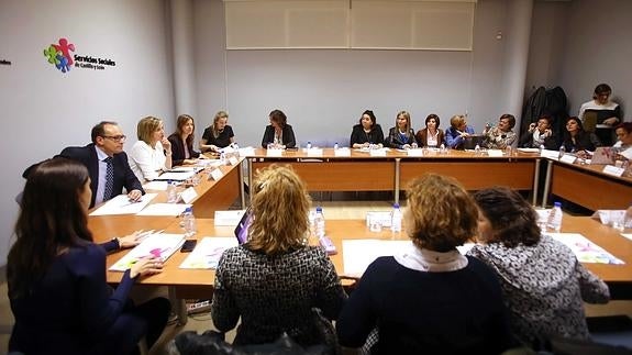 Primera reunión de la Sección de Igualdad de Oportunidades, presidida por la consejera Alicia García. 