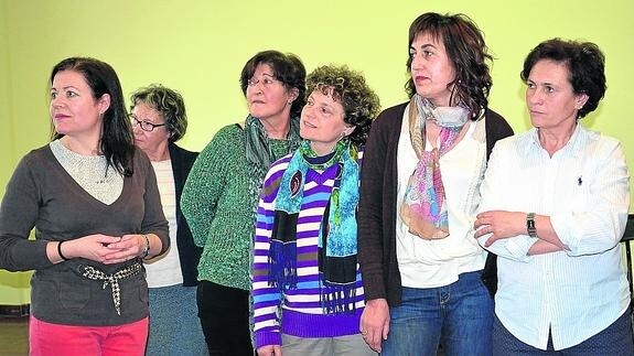 Miembros de la Asociación de Mujeres Rurales Ismur. 