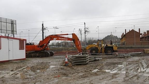 Obras en Los Tres Pasos.