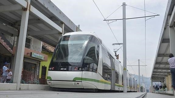 Nueva línea del tranvía de Ayacucho, en la ciudad de Medellín (Colombia). 