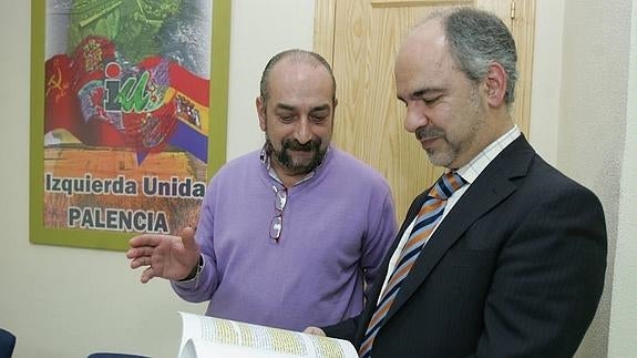 Mariano San Martín, con su abogado Antonio Luis Vázquez.