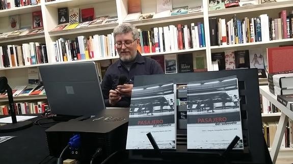 Juan Carlos Gargiulo, durante la presentación en Intempestivos. 