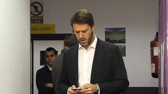 Carlos Suárez, presidente del Real Valladolid. 
