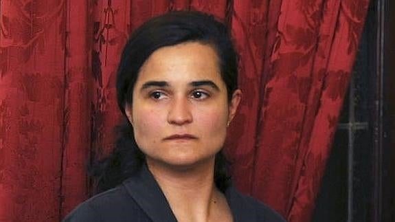 Triana Martínez durante el juicio por el asesinato de Isabel Carrasco.