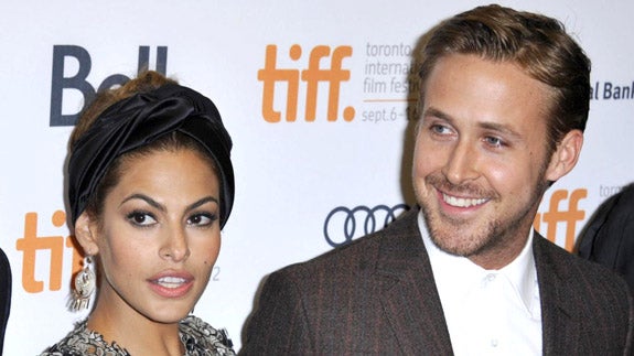 Eva Mendes y Ryan Gosling.