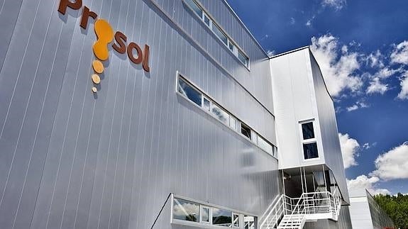 Instalaciones de la empresa Prosol en Venta de Baños. 