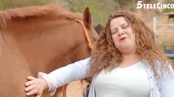 La granjera Rocío Jurado.