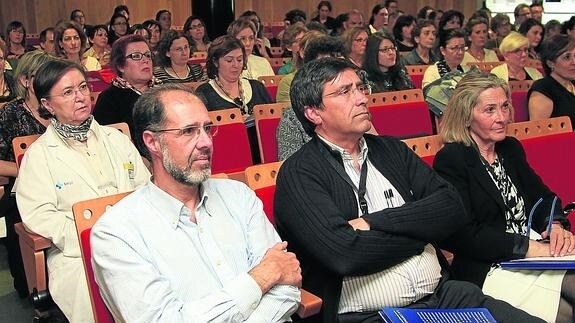 Un momento de la II Jornada de Alzheimer, dirigida a profesionales, ayer. 