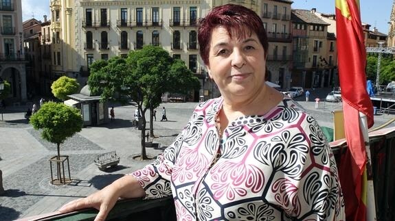 La alcaldesa de Segovia, Clara Luquero. Antonio de Torre 
