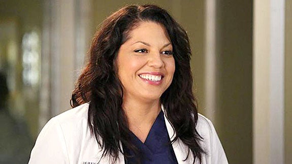 Sara Ramírez en su papel de la doctora Callie Torres.