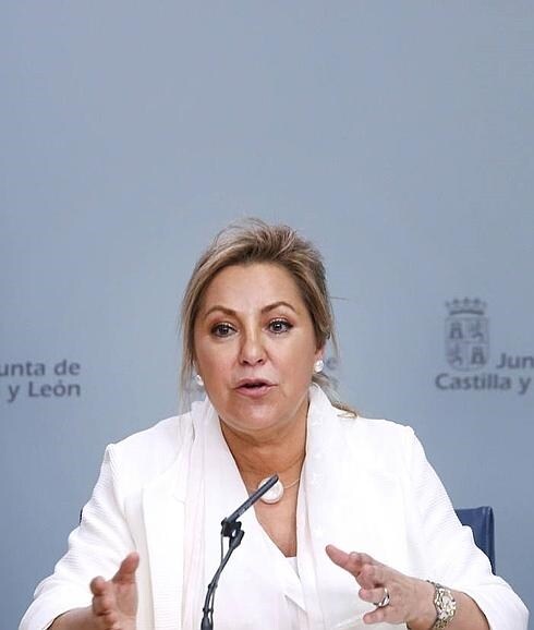 Rosa Valdeón, vicepresidente y consejera de Empleo. 