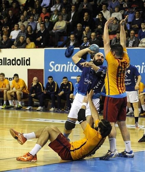 Imagen del partido jugado entre Atlétcio Valladolid y Barcelona esta temporada. 