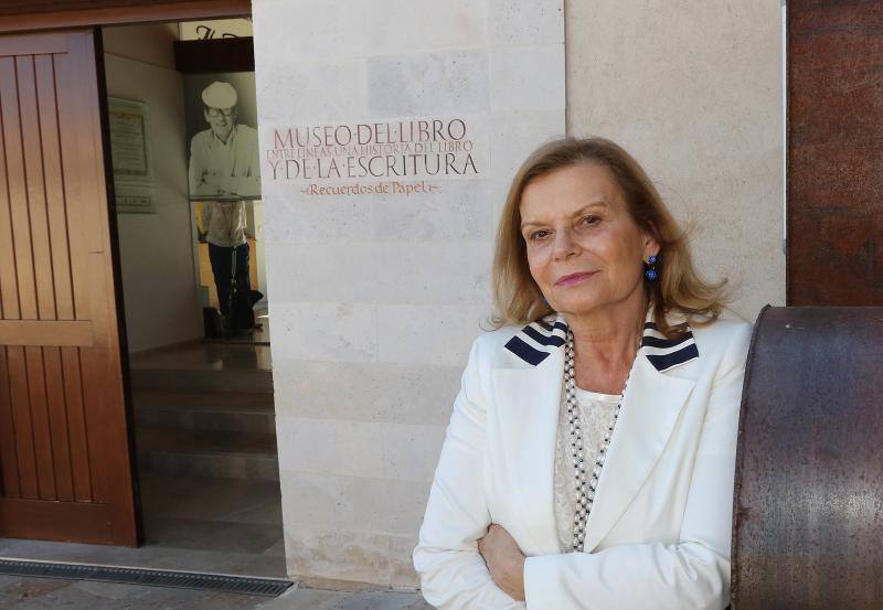 carme Riera, en la Villa del Libro. 