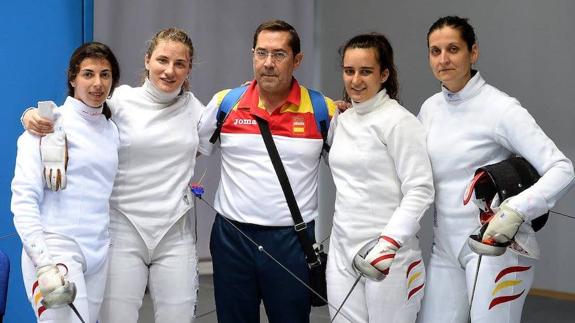 El equipo español en los campeonatos de Europa. 