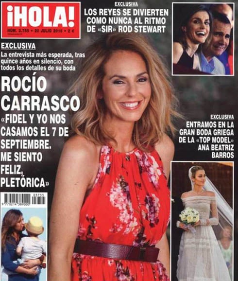El 7 de septiembre, Rocío Carrasco y Fidel Albiac pasarán por el altar