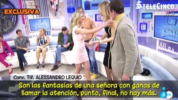Lequio desmiente su aventura con Olvido Hormigos