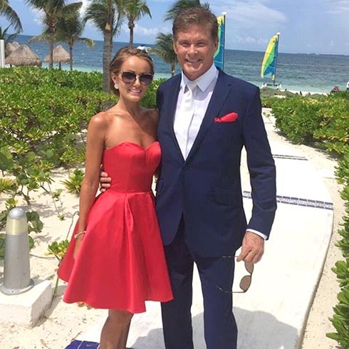 Mucha acción en la despedida de soltero de David Hasselhoff