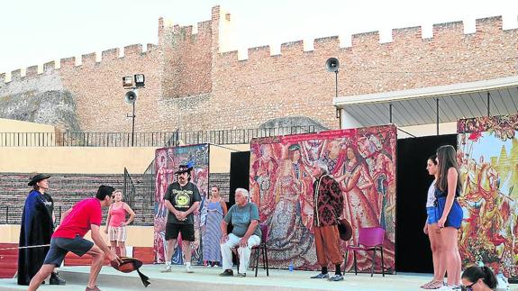 Uno de los ensayos del Caballero de Olmedo de este año