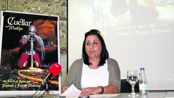 Nuria Fernández, en la presentación de la feria. 
