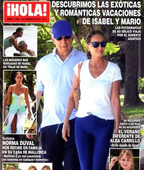 Isabel Preysler y Mario Vargas Llosa disfrutan de unas exóticas vacaciones