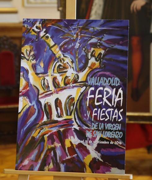 Cartel de las fiestas de la Virgen de San Lorenzo.