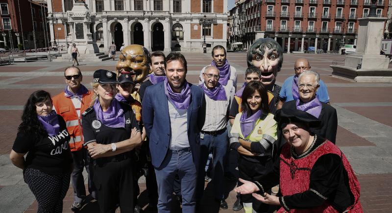 Los representantes de los sectores protagonistas de las fiestas de las fiestas posan para El Norte y animan a disfrutar de todos los espectáculos.