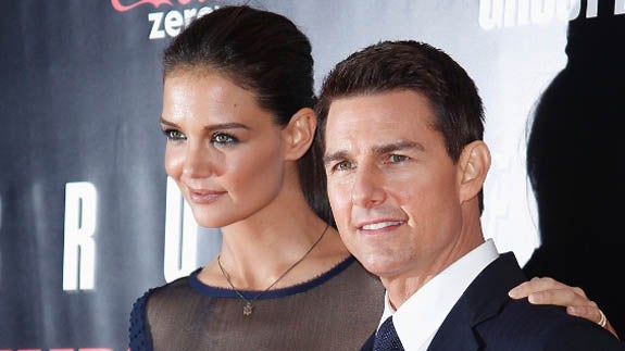 Katie Holmes con Tom Cruise.