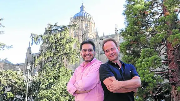 Mateo Javier Hernández, psicólogo, y Oscar Ruano, especialista en bioneuroemoción. 