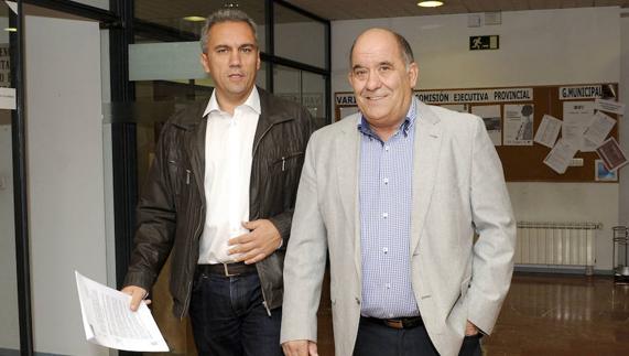 Javier Izquierdo y Mariano Suárez.