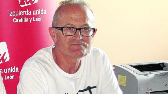 Miguel Ángel Gómez, coordinador de IU de Cuéllar. 