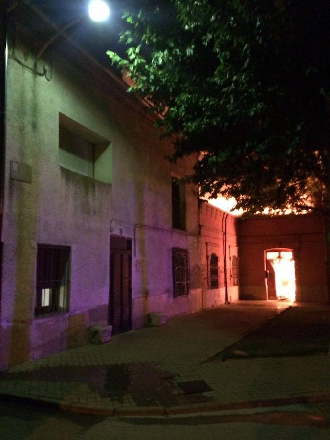 Imagen del incendio cedida por Vanesa Izquierdo. 