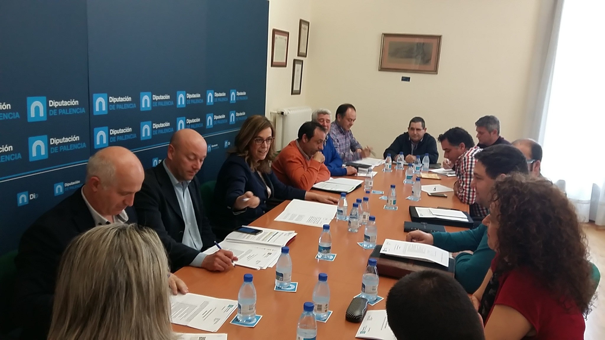 Reunión del Consejo Provincial Agrario en la Diputación.