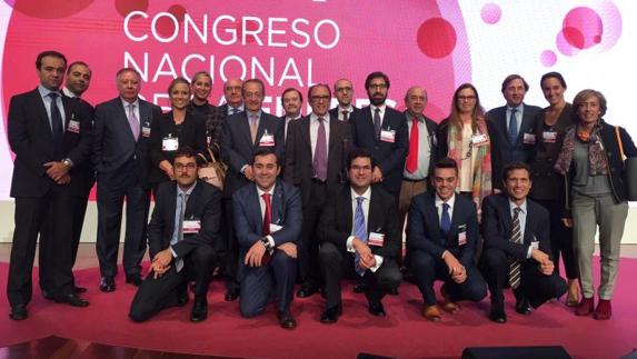 Foto de familia de los participantes de Castilla y León.