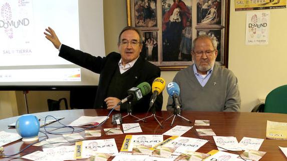 Dioniso Antolín y y el misionero Benedicto Sánchez. 