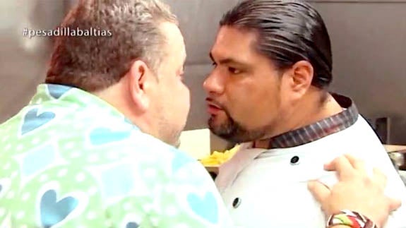 Chicote se lía a empujones con un cocinero en 'Pesadilla a la cocina'
