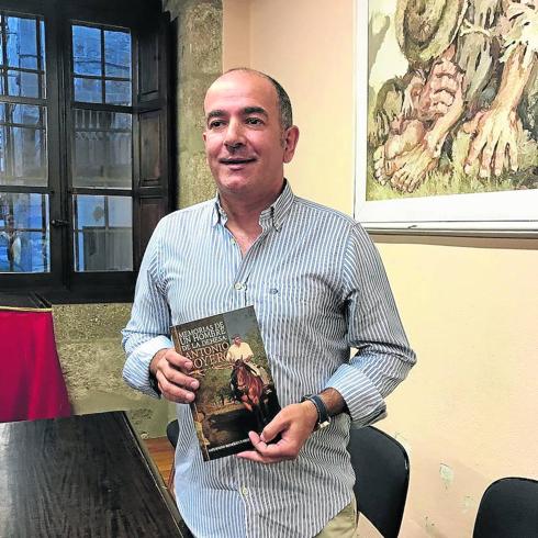 Saturnino Rodríguez, en la presentación del libro en Ciudad Rodrigo. 