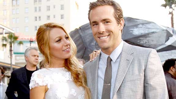 Ryan Reynolds junto a Blake Lively. 