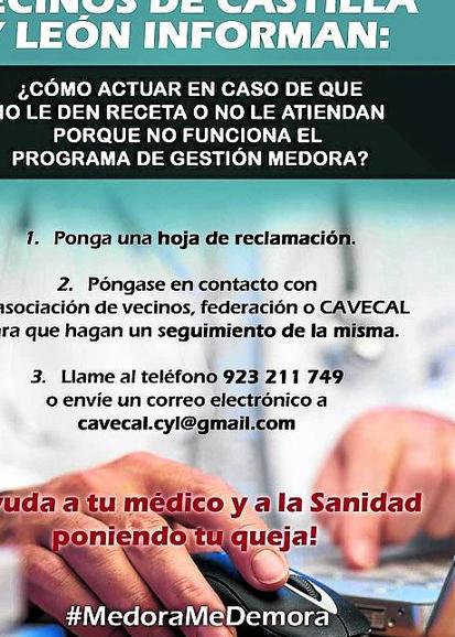 Cartel de la campaña de los vecinos.