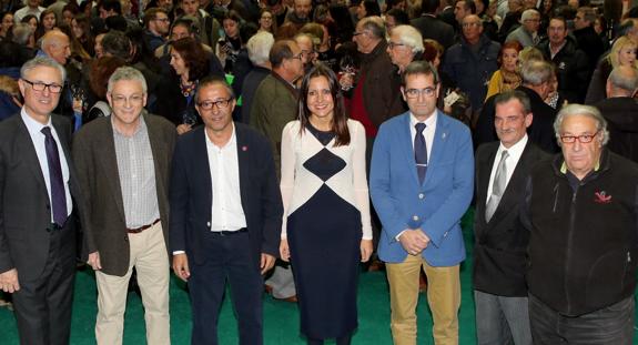 Félix Moracho, Ramón Muñoz, Juan José Garcillán, Beatriz Serrano, Jaime Pérez, Pablo Martín y José Luis Aragüe ‘Mazaca. :Antonio de Torre