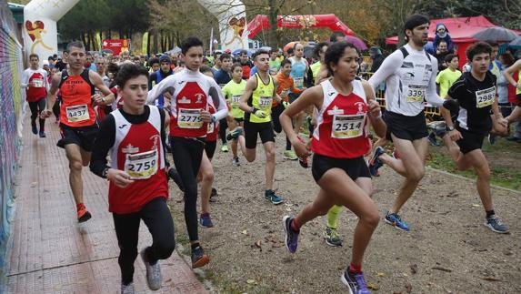 Salida del XXIII Cros PMD de Palencia. 