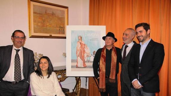 Una acuarela de Satur Vizán de La Sentencia protagoniza el cartel de la Semana Santa de Zamora