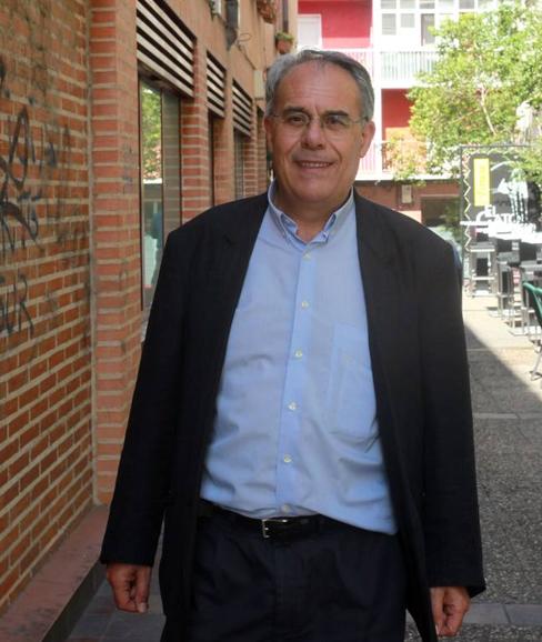 El alcalde de Astudillo, Luis Santos. 