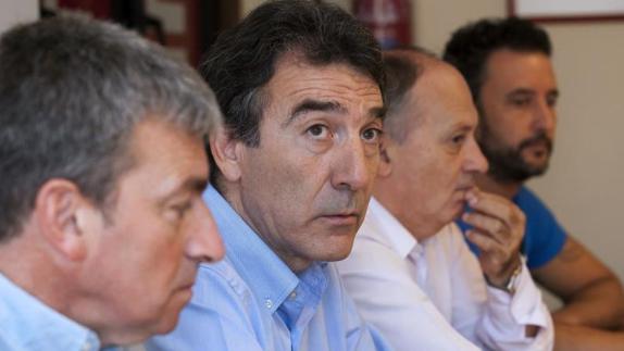 Luis Fernández, Ángel Hernández, Faustino Termprano y Antonio Guerra.
