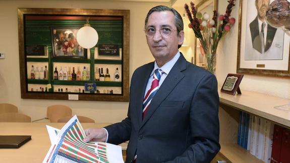 Juan Carlos de Margarida, presidente del Colegio de Economistas de Valladolid. 