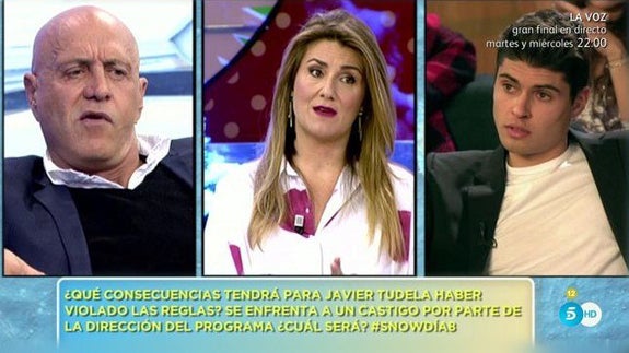 Javier Tudela, expulsado de 'Sálvame Snow Week'