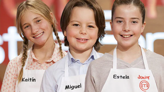 Kaitin, Miguel y Estela, los nuevos expulsados de 'Masterchef Junior'